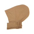 thumbnail image 4 of Yigetop Head Scarf for Women's Hair Women Casual Solid Color Elastic Cap High Stretch Womens Muslim Bib Hijab Muslim Head Scarf for Women Khaki one Size, 4 of 4