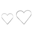 thumbnail image 4 of Molde de la torta del corazón del amor 2 Unids Cortadores De Herramientas De Bricolaje De De Azúcar De Azúcar Para Hornear s Magideal Molde de la torta del corazón del amor, 4 of 8