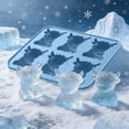 thumbnail image 5 of Mini Highland Cow Ice Cube Mold Funny 3D Silicone Tray for Making Cute Animal Ice Cubes Perfect for Whiskey Cocktails Beer and Drinks Novelty Gift, 5 of 8
