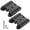 Black, variant on WellMade 3 in. Double Action Spring Hinge, Matte Black Finish Iron, Self-Closing for Swinging Saloon, Pub & Cafe Doors, 2 pack