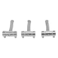 thumbnail image 4 of Guitar Bridge Saddle, 3PCS Guitar Bridge Saddles Metal String Saddle With Wrench Stringed Instrument Accessories, 4 of 8