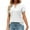 White womens tops dressy casual21, variant on Usmixi Womens Summer Tops Short Sleeve V-Neck Solid Shirts Sexy Lace Trim Soft Knitted Waffle Tunic Blouse Red M