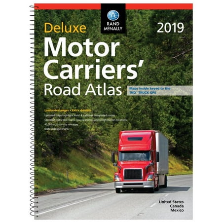2019 deluxe motor carriers' road atlas : dmcr: (Best Road Frameset 2019)