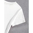 thumbnail image 3 of Giraffe Print Short Sleeve T-Shirt With Eyelashes For Casual Outfits For New Year Clothes Graphic ChCamisetas de verano para mujer, manga corta, cuello redondo, casual, lindo, con gráficos, camisetas, 3 of 7
