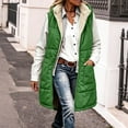 thumbnail image 3 of Perfectbot Women's Sherpa Lined Hooded Vest, Quilted Sleeveless Puffer Zip Up Jacket Warm Winter Outerwear, 3 of 8