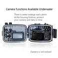 thumbnail image 4 of Sea frogs Waterproof Camera Housing Diving Case Protective Shell Underwater 60m/195ft Compatible with Sony A6000/A6300/A6500, 4 of 7