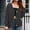 Black, variant on Turilly Women's Coats and Jackets Fashion Women's Daily V-Neck Long Sleeve Knit Cardigan Sweater Coat