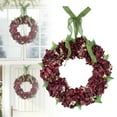 thumbnail image 2 of Tyeign Thanksgiving Hydrangea Wreath 16 Inch, Colorful Autumn Flower Door Hanger for Front Door Wall, Artificial Fall Garland for Home Porch Window Decor, 1 Wreath, 2 of 6
