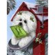 thumbnail image 3 of Cuadros Decorativos Kit de dibujo de diamante de imitación de cachorro de Navidad de forma redonda de taladro completo DIY 5D Ndcxsfigh Nuevos Originales, 3 of 9
