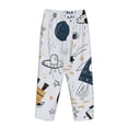 thumbnail image 5 of Haiem Cartoon Planets Women's Pajama Pants Ultra Lightweight Pjs Bottoms Sleepwear Bottom Pants With Pocket Drawstring-Medium, 5 of 9