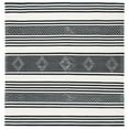 thumbnail image 4 of SAFAVIEH Striped Kilim Fergal Striped Area Rug, Black/Ivory, 9' x 12', 4 of 7