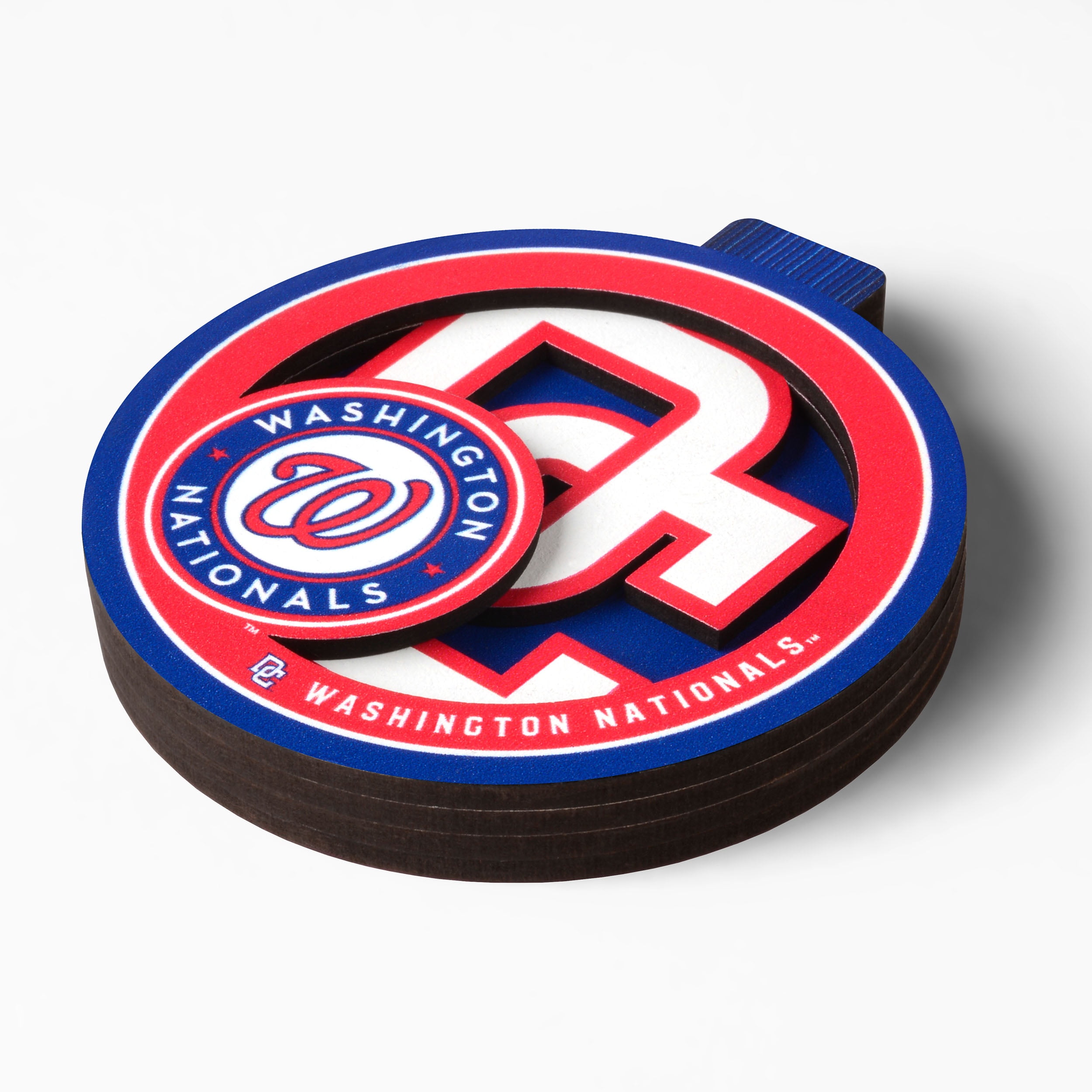 YouTheFan MLB Washington Nationals 3D Logo Series Ornament