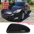 thumbnail image 4 of 2010-2013 for Mazda 3 Black Left Driver Side Mirror Replaced Housing Cover Cap-, 4 of 4