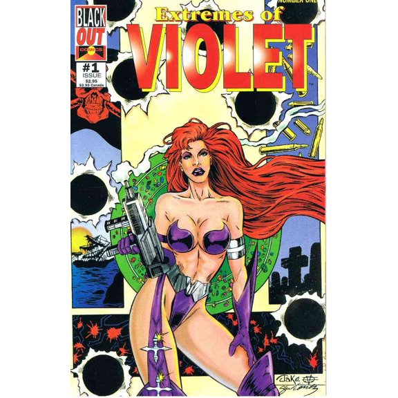 Extremes of Violet #1 VF ; Blackout Comic Book