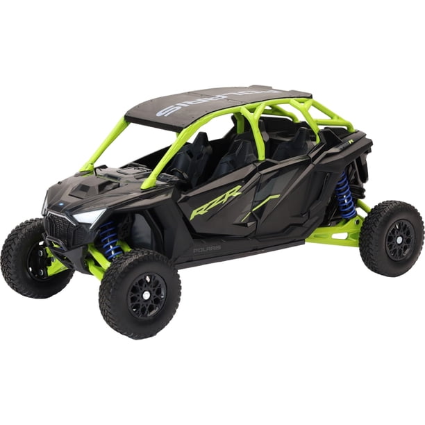Toy NewRay Polaris RZR Pro R 4, escala 1:18, ónix mate, negro