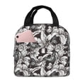 thumbnail image 1 of Fotbe Lilies Flowers Bolsa Térmica con Estampado y Forro de Aluminio Grueso Bolsa de Almuerzo con Bolsillo Frontal para Hombres y Mujeres, Ideal para Trabajo, Escuela, 1 of 8