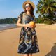 thumbnail image 4 of Balery Fiery Skull Trio Vestidos sueltos de manga corta para mujer, vestidos de verano 2025, vestidos casuales de corte A con vuelo., 4 of 6
