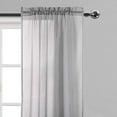 thumbnail image 2 of DWCN Grey Sheer Curtains Semi Transparent Voile Rod Pocket Curtains for Bedroom and Living Room, 42 x 72 inches Long, Set of 2 Panels, 2 of 6