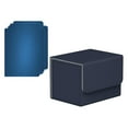 thumbnail image 2 of Contenedor de caja de la carta contenedor premium de cierre magnético de cierre soporte de caja de almacenamiento de tarjeta de manga Azul oscuro, 2 of 8