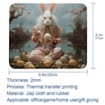 thumbnail image 5 of Easter Desk Pad Mousepad Gaming Mouse Pad, Square 8.3x9.8 Inch Non-Slip Rubber Bottom Printed, Suitable for Office and Gaming, 5 of 6