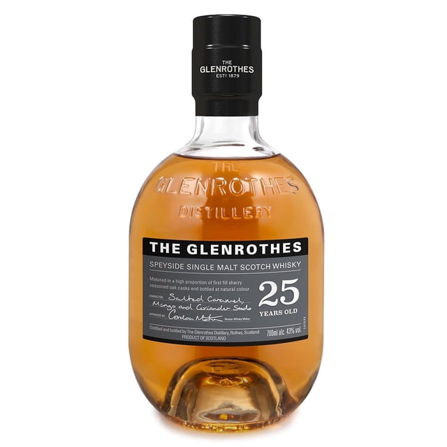 Caja de 4 Whisky Glenrothes Single Malt 25 Años 700 ml