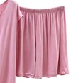 thumbnail image 4 of Kaemgyyd Womens Pajama Set Scalloped Hem Outfits Cap Sleeve Top with Elastic Waisted Shorts Pj Sleepwear Lounge Sets（Pink,X-Large）, 4 of 5