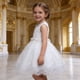 thumbnail image 3 of Vestido de Invitado de Boda Floral Azul Princesa Bordado con Perlas Vestido Formal de las Niñas con Falda de Línea a Vestido de Invitado de Boda Formal de Verano, 3 of 7