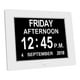 thumbnail image 1 of Calendario Digital Reloj Diurno 12 para Personas Mayores Sunnimix Relojes digitales, 1 of 8