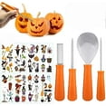 thumbnail image 1 of Pumpkin Carving Kit 4PCS Pumpkin Carving Kit Stainless Steel Pumpkin Carving Tools, 1 of 4