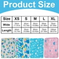 thumbnail image 3 of Self-Cooling Pet Ice Mat, Breathable Non-Slip Summer Cooling Pad for Cats Dogs, Washable Pet Sleeping Cushion, Soft Printed Cold Bed for Small Medium Large Puppy Kitten Indoor Rest, 3 of 7
