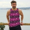 thumbnail image 6 of Fuzoiu Snowflakes And Christmas Print Men's Workout Tank Tops,Sleeveless Gym Shirt Quick Dry,Fitness Bodybuilding T-Shirt,Muscle Athletic Workout Tee-X-Large, 6 of 7