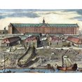 thumbnail image 2 of Dutch East India Company. Nwharf And Shipbuilding Yard Of The Dutch East India Company At Rotterdam. Copper Engraving, 2 of 2
