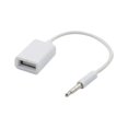 thumbnail image 1 of 35mm Jack to USB Female Converter Cord For Car MP3 - Plug Adapter Audio, 1 of 8