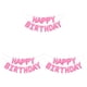 thumbnail image 1 of Ounissouiy Banner de globos de feliz cumpleaños: inflado seguro y fácil Globos de cumpleaños ecológicos y no tóxicos Rosa Type1 NO1, 1 of 6