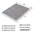 thumbnail image 5 of Car Activated Carbon Cabin Air Filter for Hyundai Creta for Elantra i20 i30 for Kia Ceed, 5 of 5