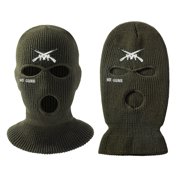 Aellinatey Army Tactical Mask 3 Hole Full Face Mask Ski Mask Winter Cap Balaclava Helmet