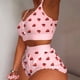 thumbnail image 2 of Conjunto de pijama de 2 piezas con volantes y estampado de fresas Kawaii para mujer 2022 Cute Crop Top & Pantalones cortos Trajes Dama Ropa de dormir Lencería sexy xuanjing unisex, 2 of 2