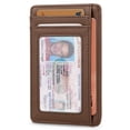 thumbnail image 2 of Tarjetero de piel Wallet RUNBOX Slim con bloqueo RFID, 2 of 6