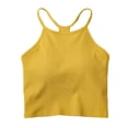 thumbnail image 2 of FDGIU ‌‌Women's Tank Top with Built-in Bra - Racerback Camisole Yoga Gym Slim Fit Casual, 2 of 5