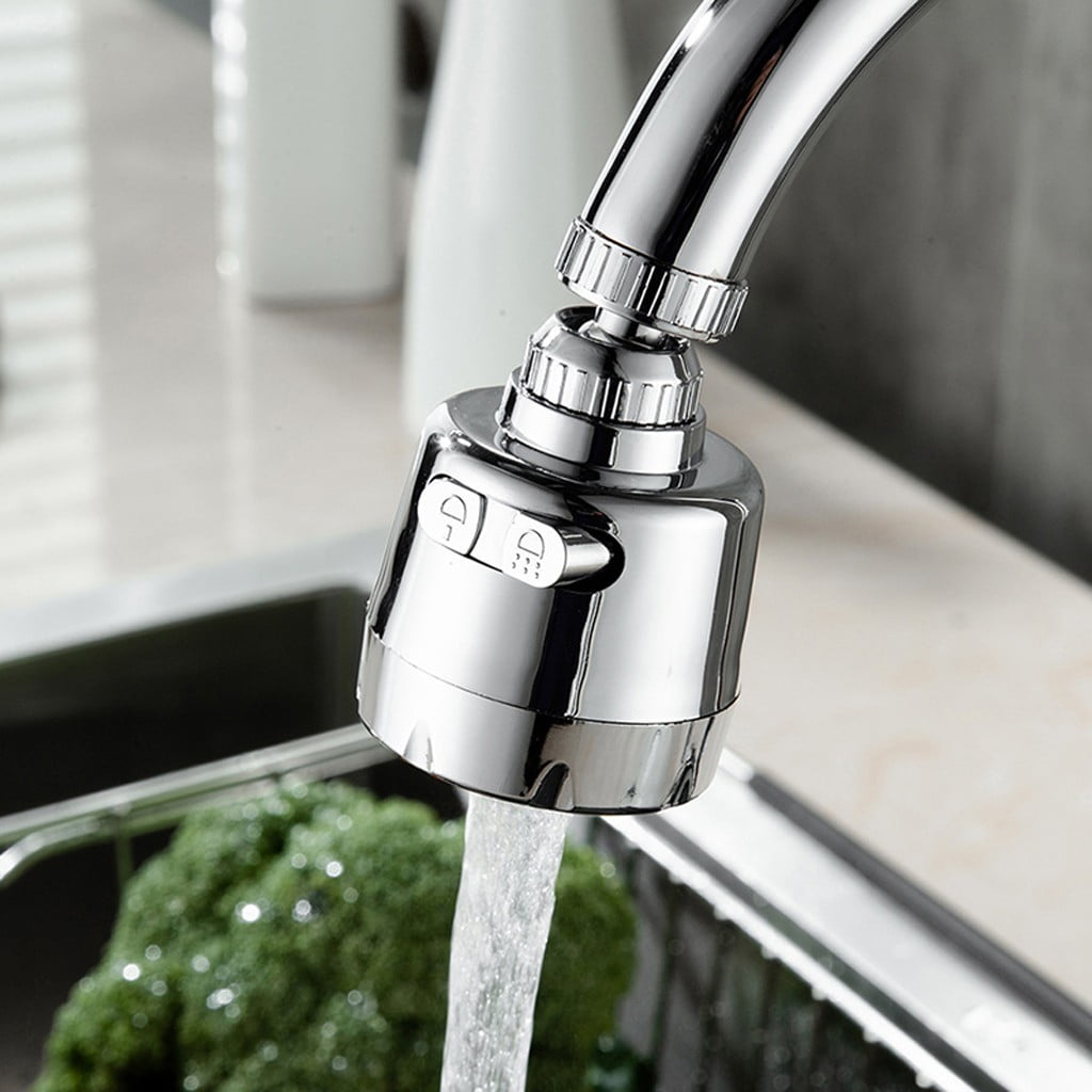 2pcs Kitchen 360° Swivel Faucet Bath Tap Filter Bubbler Adapter  Nozzle Diffuser
