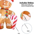 thumbnail image 4 of Gorro de jengibre navideño con decoración inflable de 2,4 m, de Joiedomi, 4 of 12