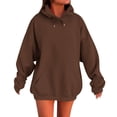 thumbnail image 2 of Sweatshirts for Women Oversized Hoodies Fleece Womens Sweatshirts Pullover Long Sleeve Shirts Clothes Outfits Casual Comfy Tops Fall Fashion Outfits 2025, 2 of 9
