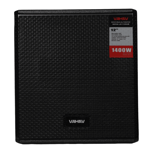 Subwoofer Vamav LX112S 700w 12" DSP HPF LPF Delay