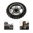 thumbnail image 3 of Qiilu Wheel Tire And Rim, Front Wheel Assembly 2.5-10 Wheel Tyre Tires 12MM Shaft Diameter For Off Road Vehicle Motorcycle Bicycle, 3 of 8