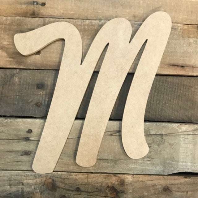 Custom Wooden Letters Script Wood Letters for Wall Decor 