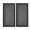 Black, variant on UsilkU 2pcs PC Case Dust Mesh Filter Magnetic PVC Mesh Screen 14x28cm / 5.5x11in Cooler Fan Dustproof Grill Vent Cover for Computer Power Supply Case Fan White