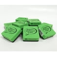 thumbnail image 2 of Charles Leonard Eraser - Whiteboard - Magnetic, 2" x2", Green/Black, 12 Pack, 2 of 2
