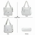 thumbnail image 3 of Angel Kiss Women casual handbag shoulder bag PU Vegan leather wallet, 3 of 5