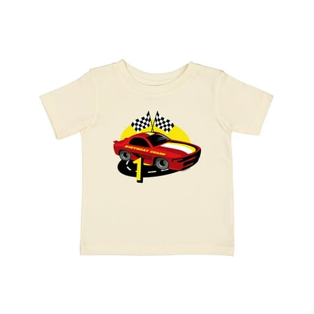 

Inktastic Race Car 1st Birthday Gift Baby Boy T-Shirt