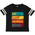 thumbnail image 3 of Inktastic Volunteering Eat Sleep Volunteer Repeat Boys or Girls Toddler T-Shirt, 3 of 5